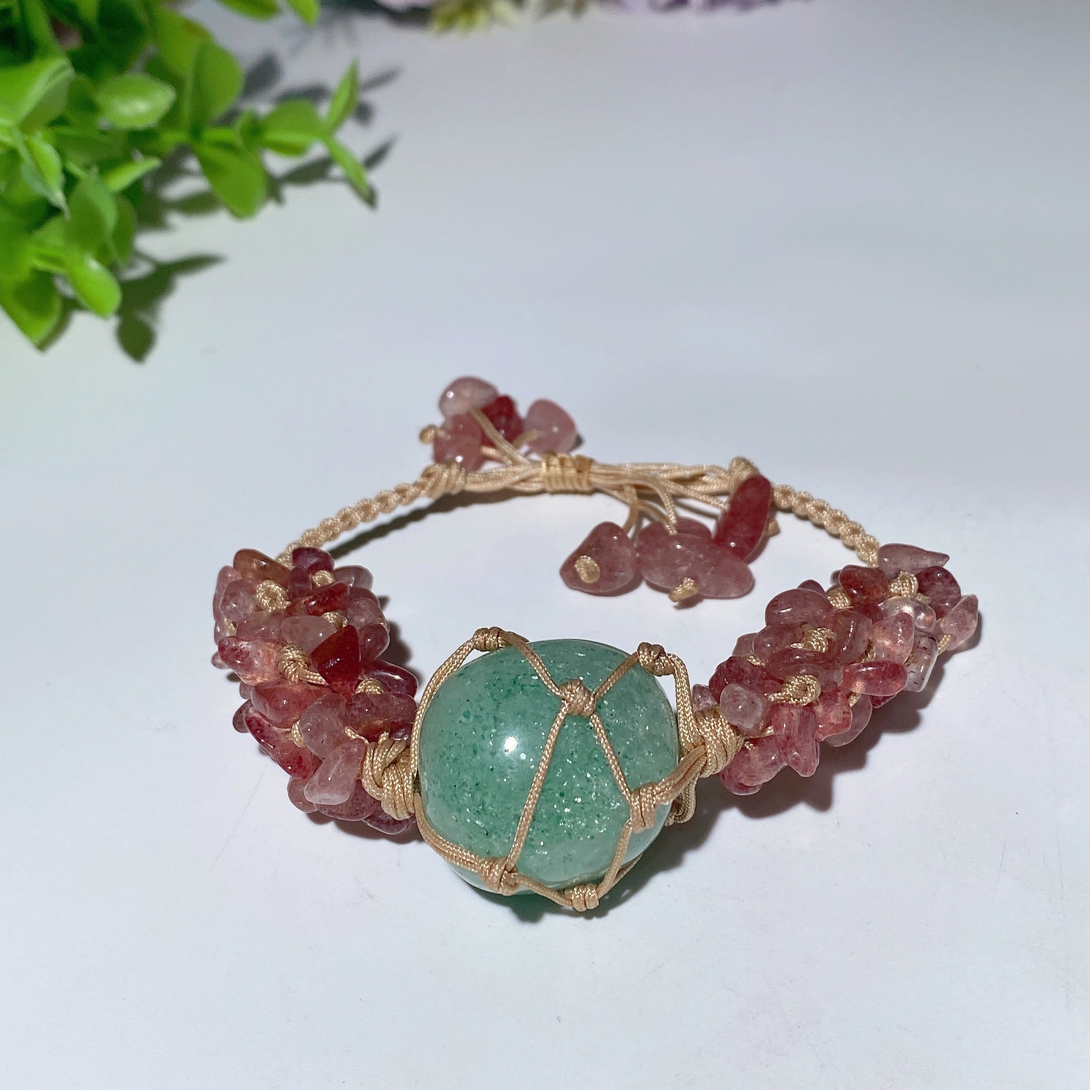 Adjustable Mixed Crystal Spiritual Bracelet 5-7cm Healing Energy