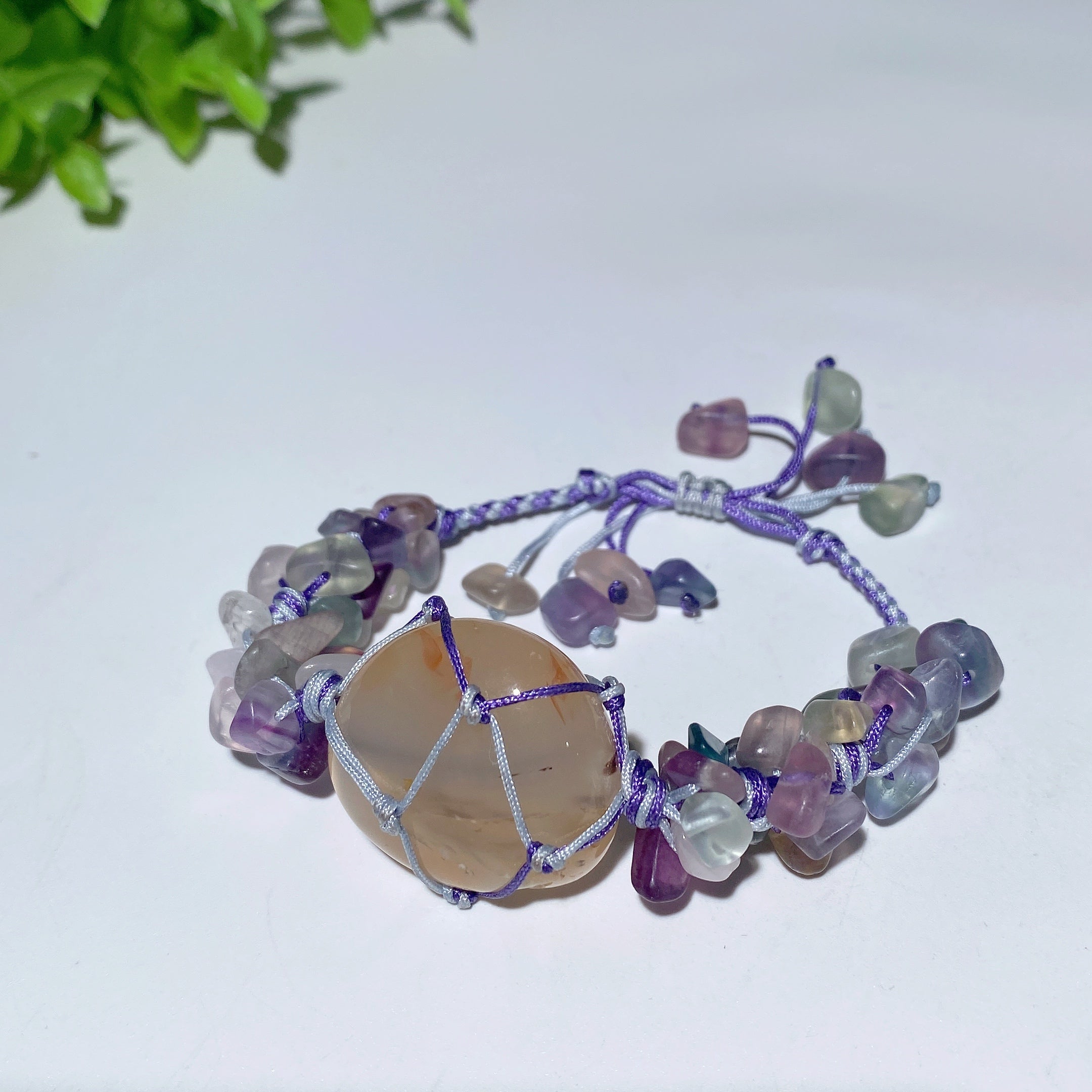 Adjustable Mixed Crystal Spiritual Bracelet 5-7cm Healing Energy