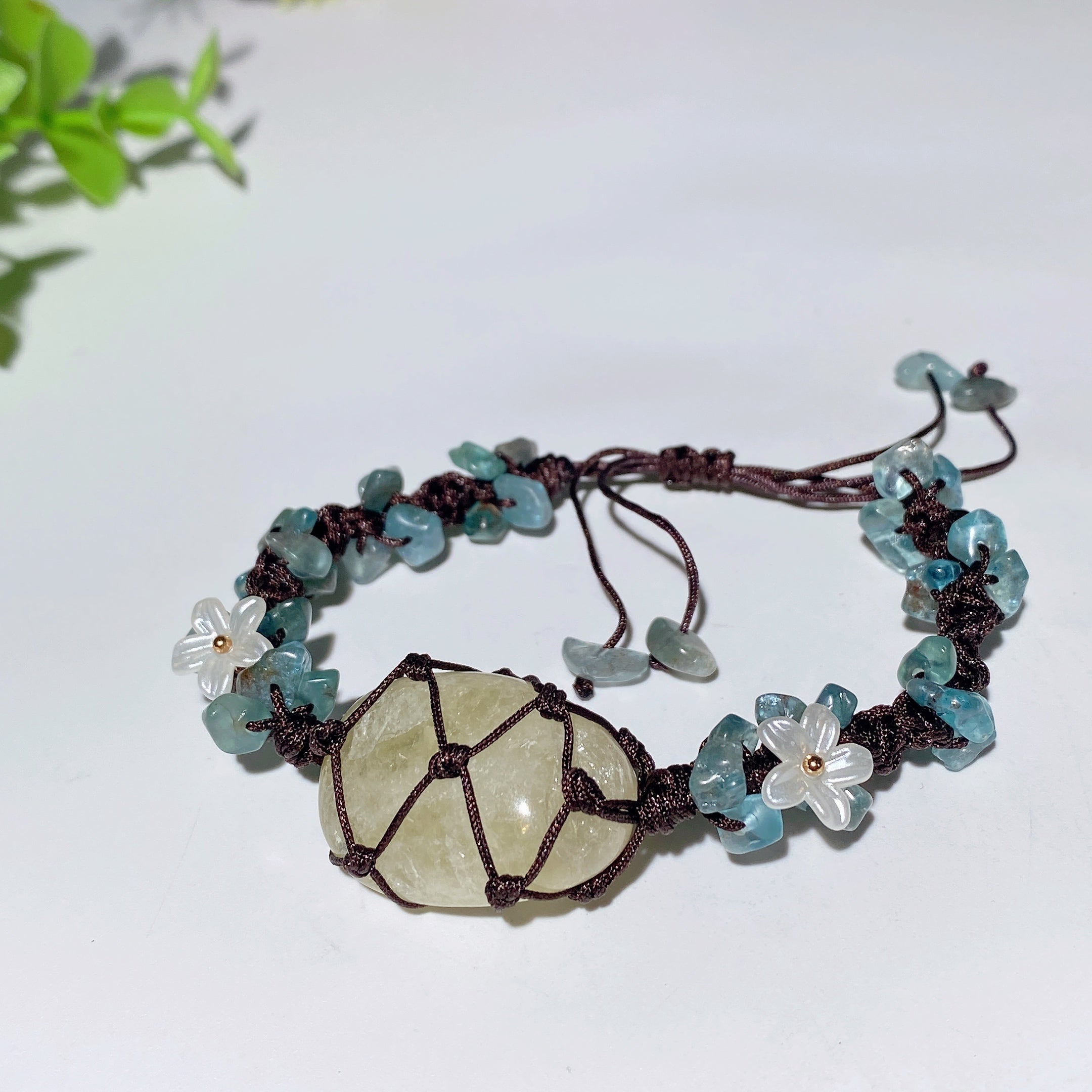 Adjustable Mixed Crystal Spiritual Bracelet 5-7cm Healing Energy