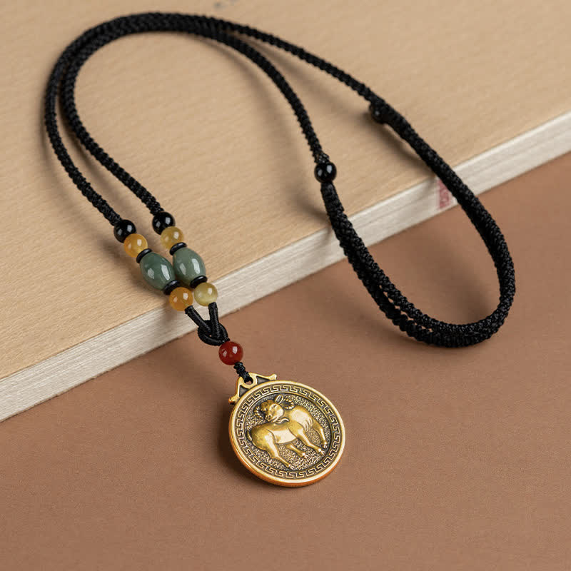 Chinese Zodiac Blessing Necklace | Wealth & Fortune Charm