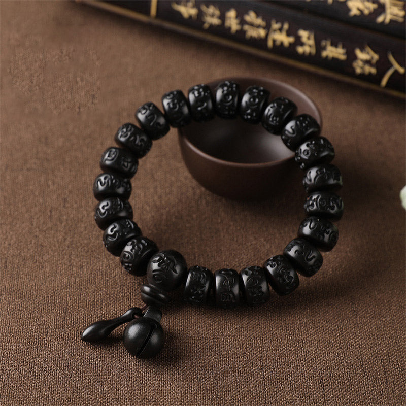 13mm Lightning Strike Wood Spiritual Protection Bracelet