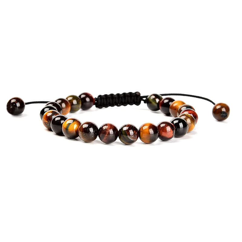 Unisex Adjustable Spiritual Healing Bracelet with Gemstone Beads