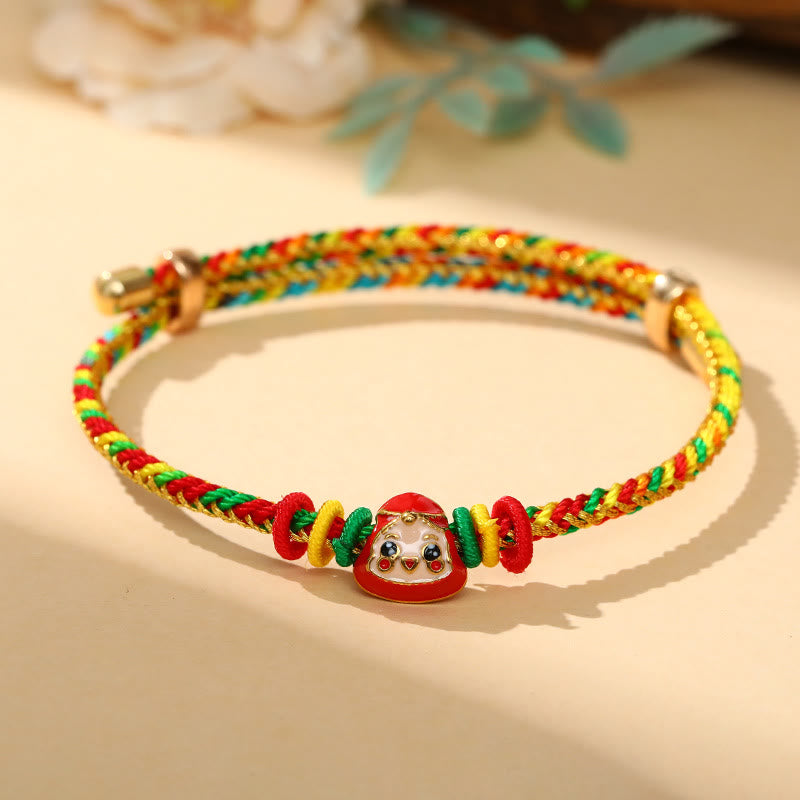 Colorful Rope Zongzi Pattern Luck Bracelet for Adults & Children