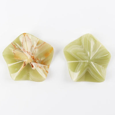 Afghanischer Jade-Seestern, handgeschnitzt, Kristalltier, 7,5 cm