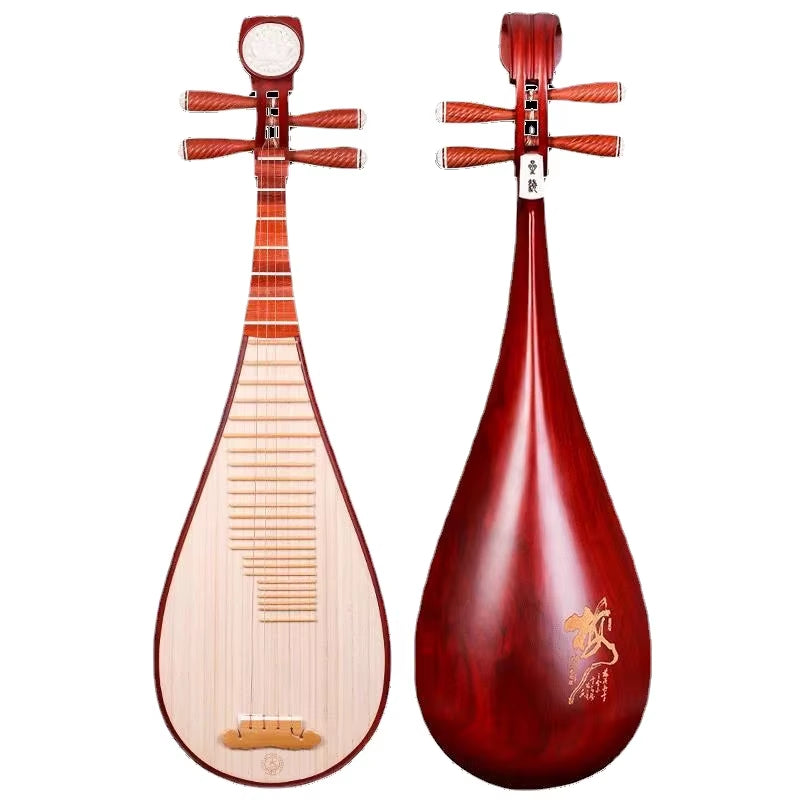 102Cm Aldult Lute Musical Instrument 8972QZ African Rosewood Pipa Professional Beginner Lute Instrument Practice Playing