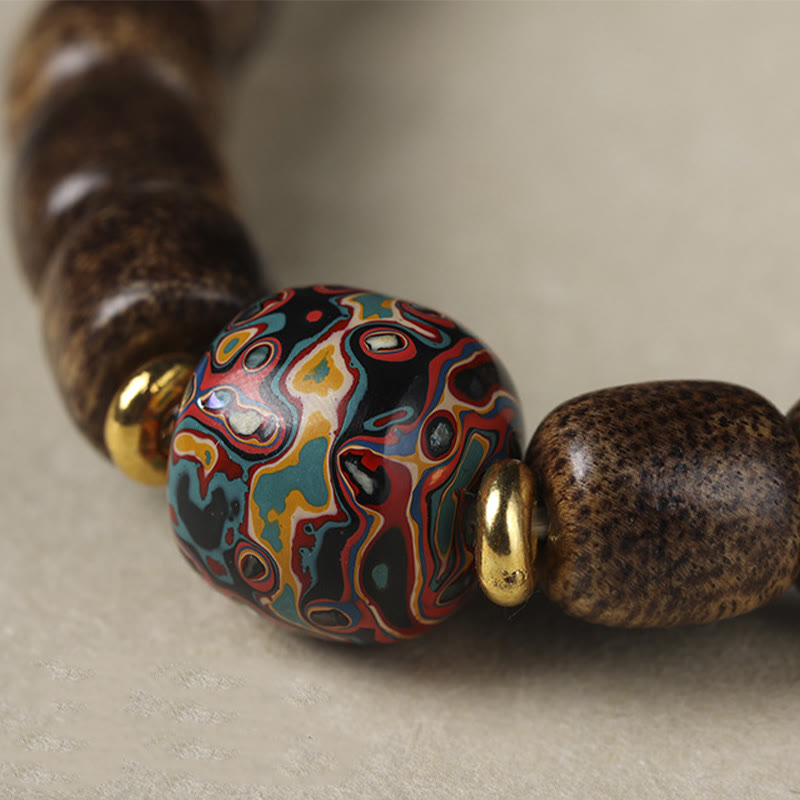 Adlerholzarmband 14–15 cm für Ruhe und spirituelle Stärke