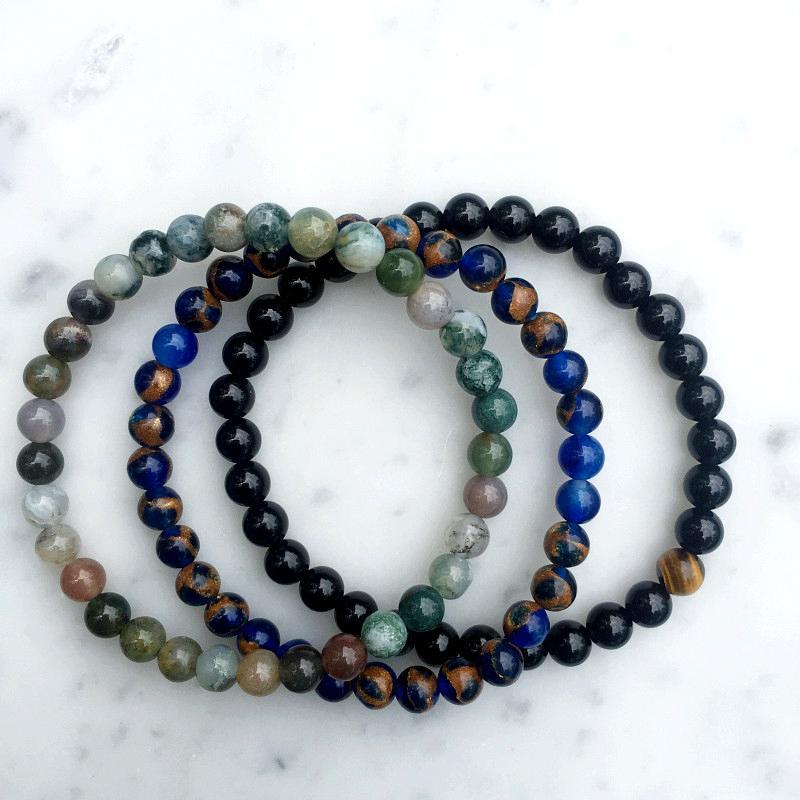 Achat-Harmonie-Armband-Set für Gleichgewicht und Heilung