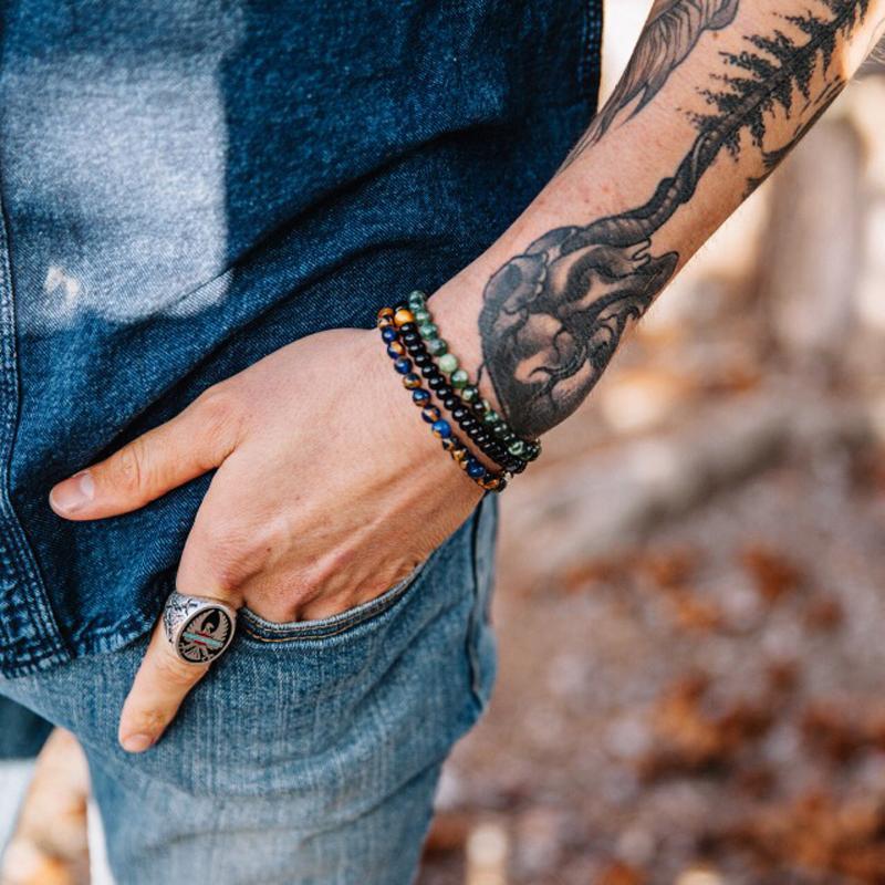 Achat-Harmonie-Armband-Set für Gleichgewicht und Heilung