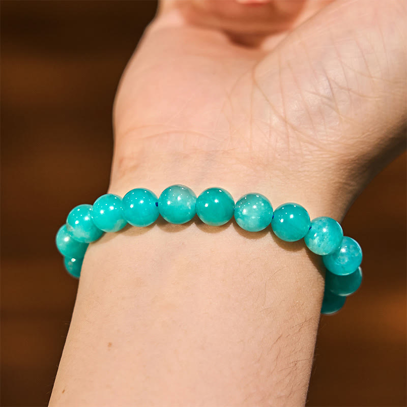 Amazonit-Armband für positives Gleichgewicht und Heilung