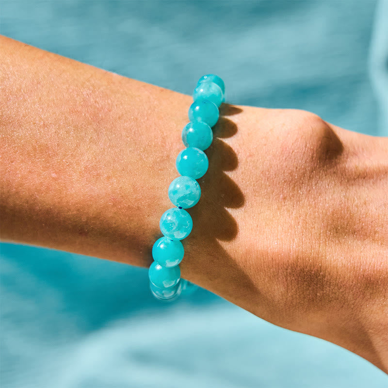 Amazonit-Armband für positives Gleichgewicht und Heilung