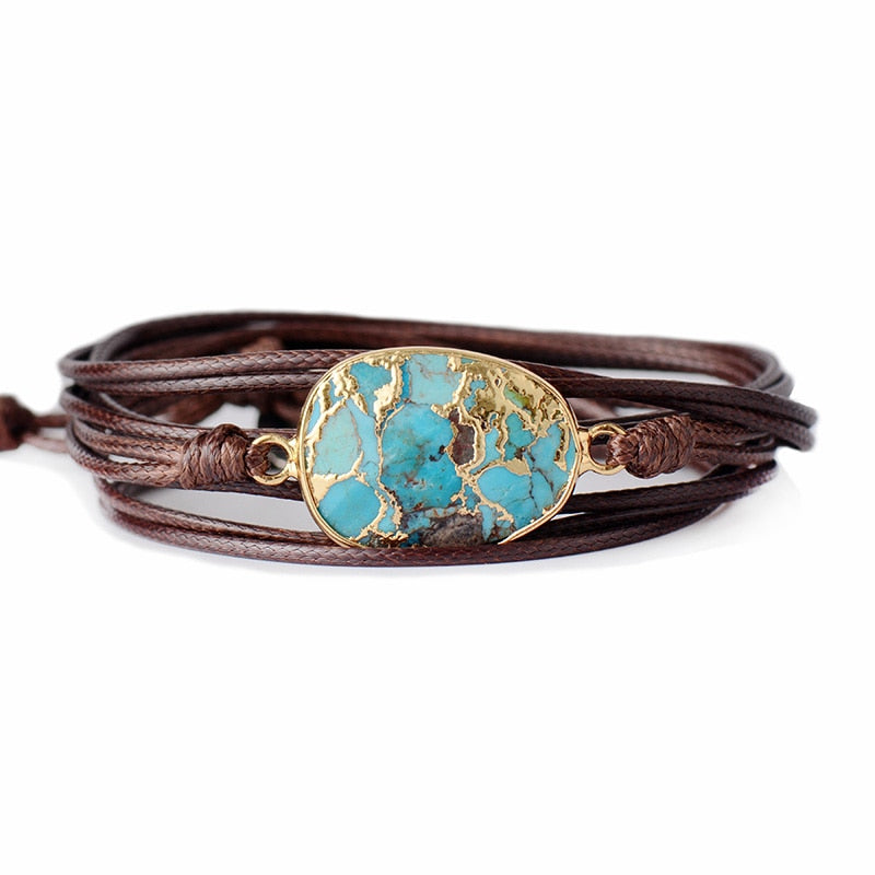 Amazonit-Armband „Mut und Ruhe“