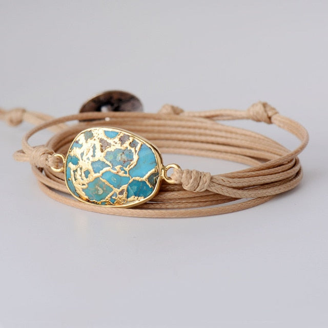 Amazonit-Armband „Mut und Ruhe“