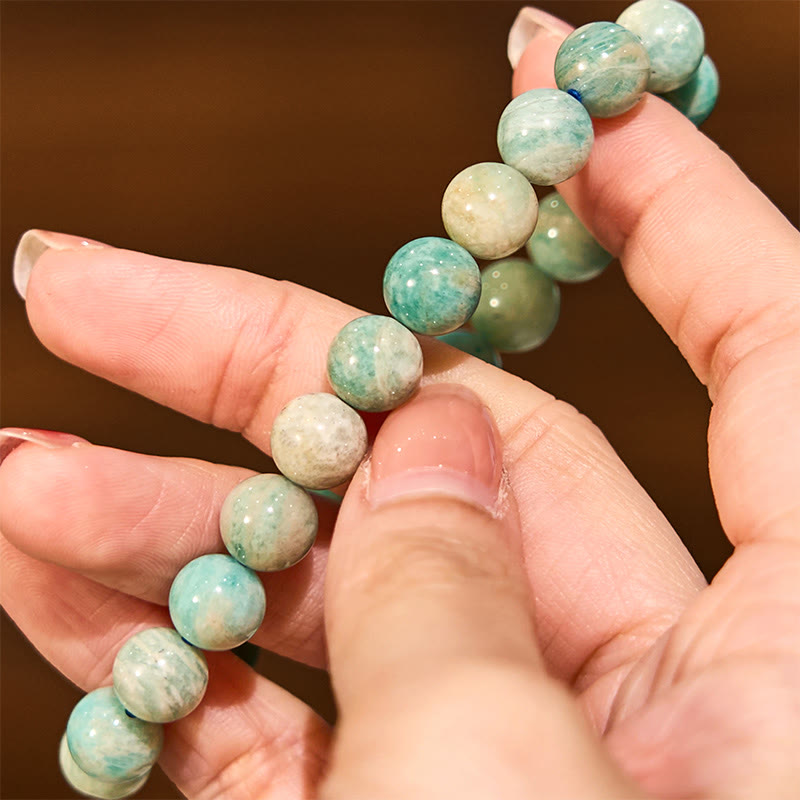 Amazonit-Armband für spirituelle Balance