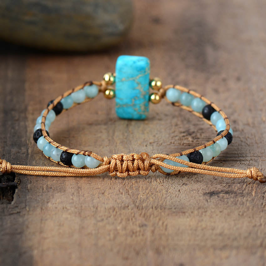 Amazonit-Tranquility-Armband: Balance &amp; Harmonie