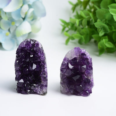 Amethyst-Cluster-Geodenkristall, 1,5–2,2 Zoll, Heilprobe