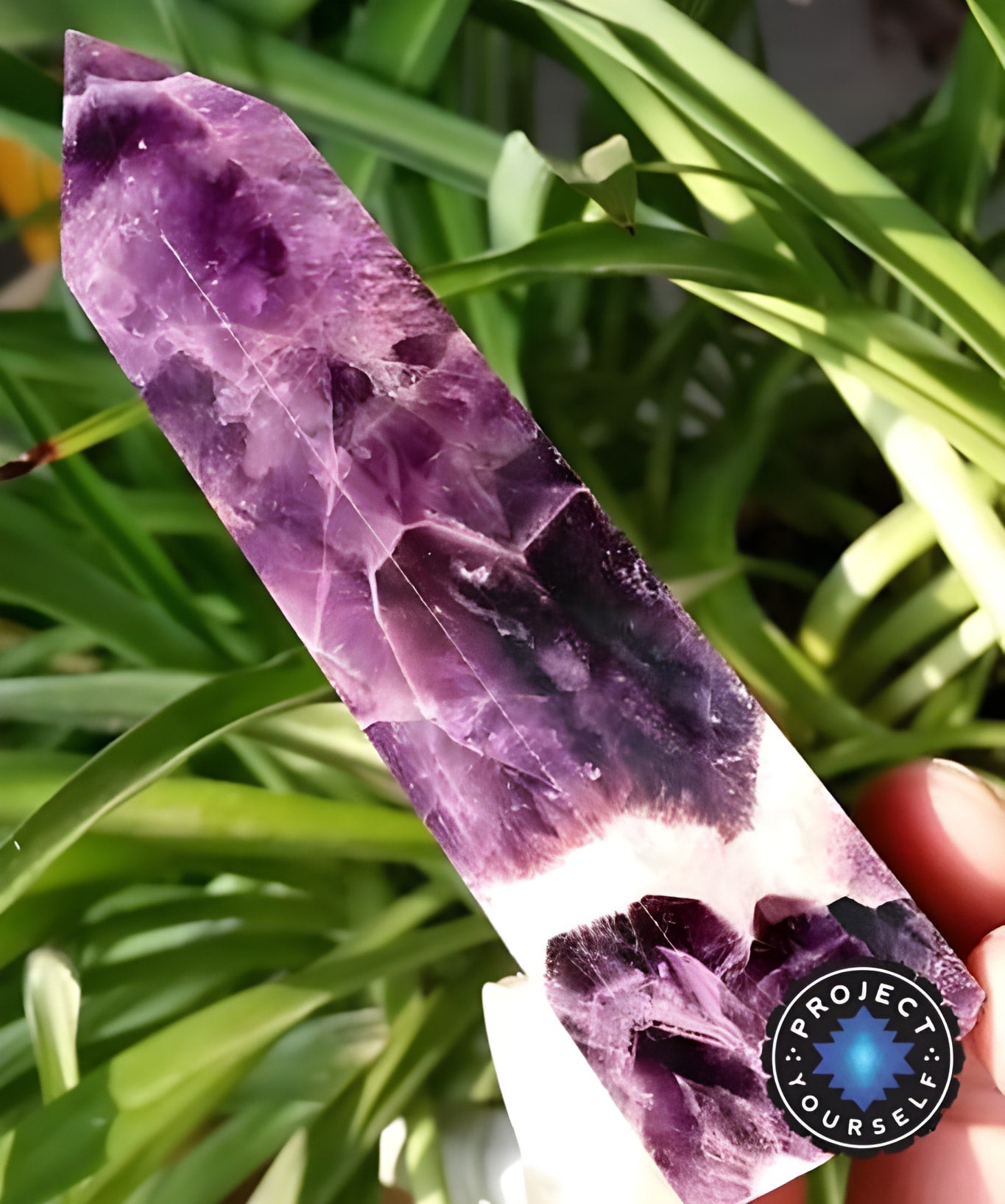 Amethyst Heilkristall Energieturm