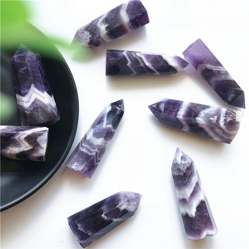 Amethyst Heilkristall Energieturm