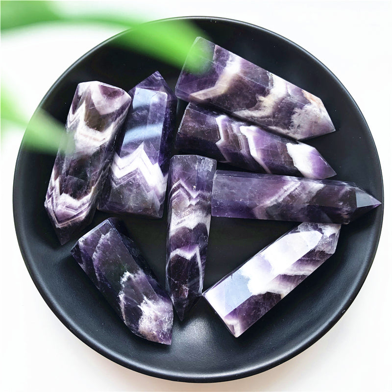 Amethyst Heilkristall Energieturm