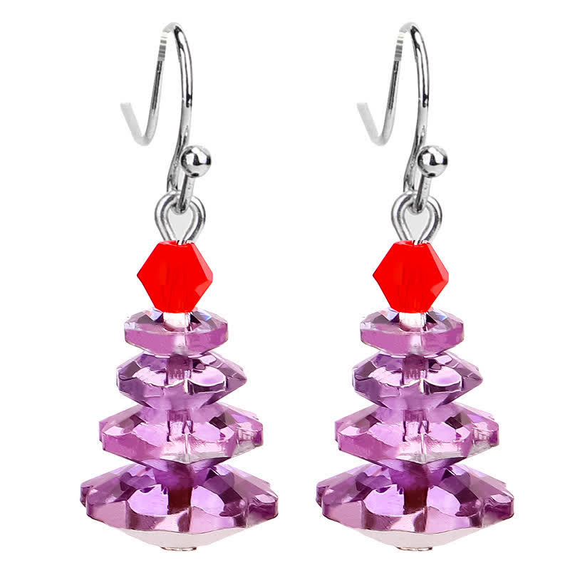 Amethyst-Heilende Tropfenohrringe | Verschiedene Kristalle, 3 cm