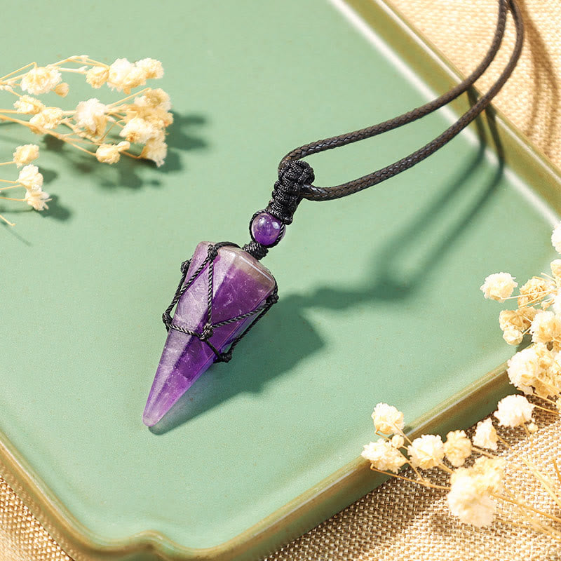 Amethyst-Schmuckpaket mit Armband, Fußkettchen und Halskette