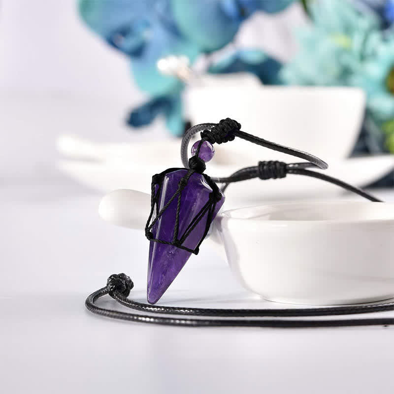 Amethyst-Schmuckpaket mit Armband, Fußkettchen und Halskette