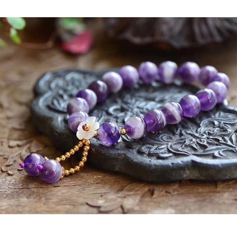 Amethyst Liebes- und Wellnessarmband