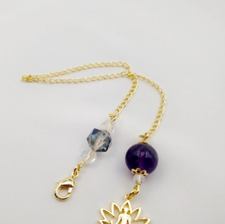 Amethyst Peridot Orgon Kristall Pendel