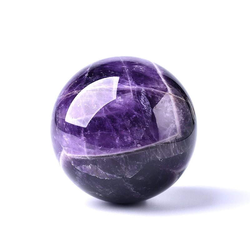 Amethystkugel zur Angstlinderung und Klarheit