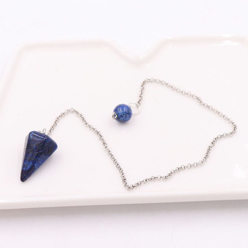 Amethyst &amp; Tigerauge Kristall Wahrsagependel