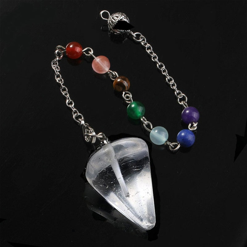 Amethyst &amp; Tigerauge Kristall Wahrsagependel