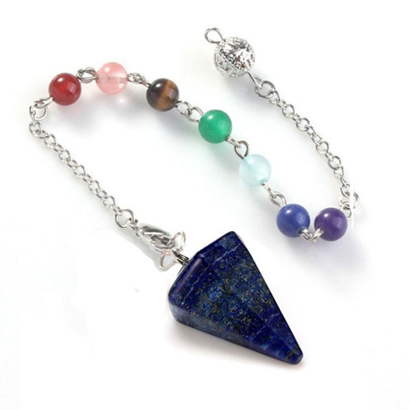 Amethyst &amp; Tigerauge Kristall Wahrsagependel
