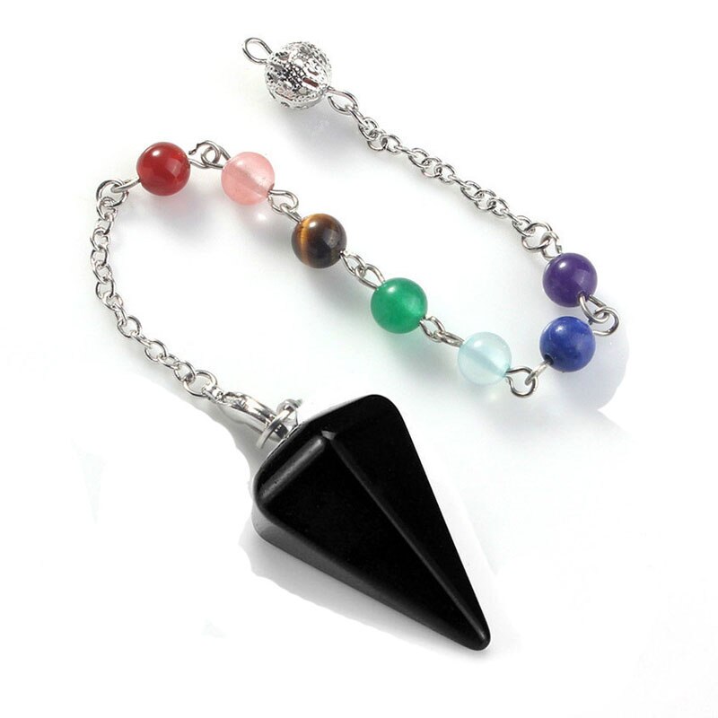 Amethyst &amp; Tigerauge Kristall Wahrsagependel