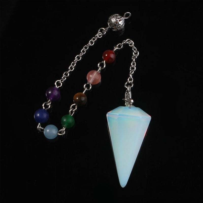Amethyst &amp; Tigerauge Kristall Wahrsagependel