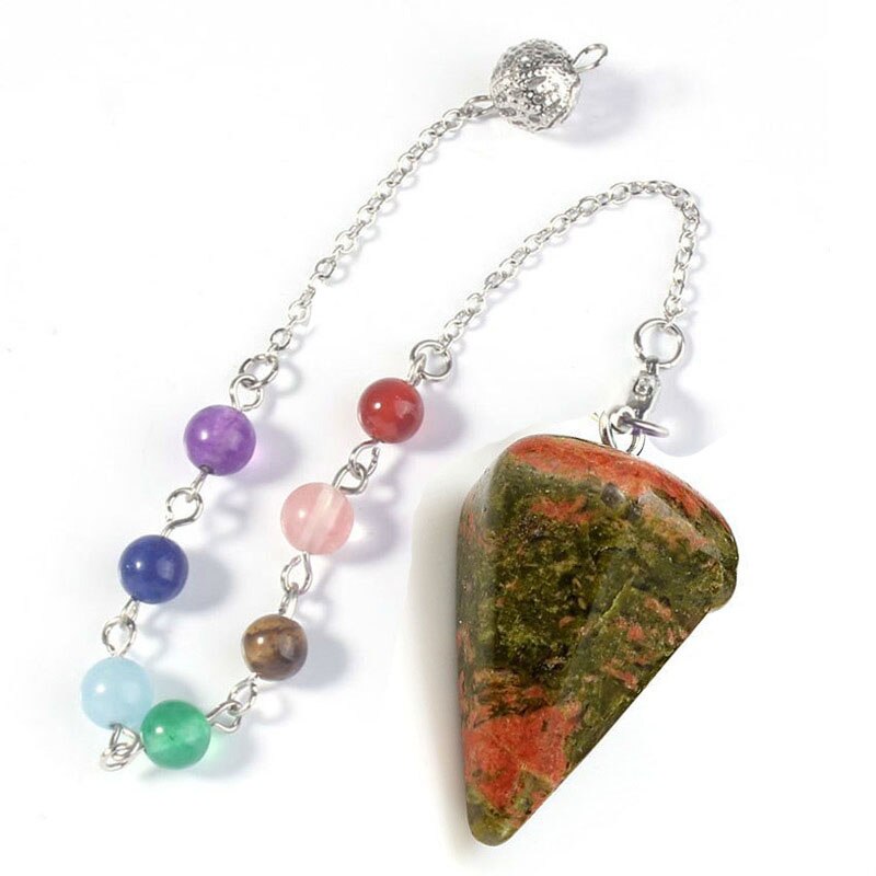 Amethyst &amp; Tigerauge Kristall Wahrsagependel