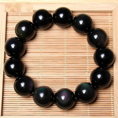 Apache Tear Perlenarmband - Erdender Edelsteinschmuck