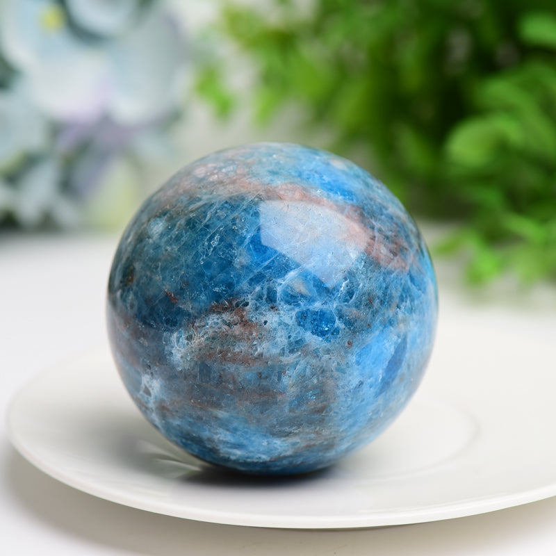 Apatite Crystal Sphere 2-3 inch Energy Healing Orb