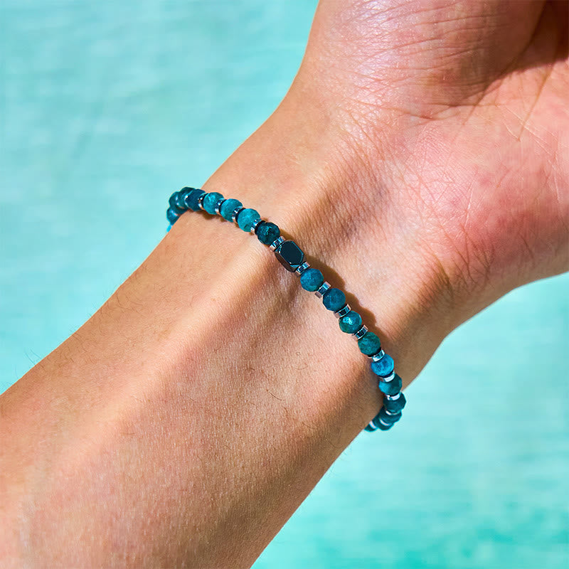 Apatit-Hämatit 4mm Kommunikationsarmband