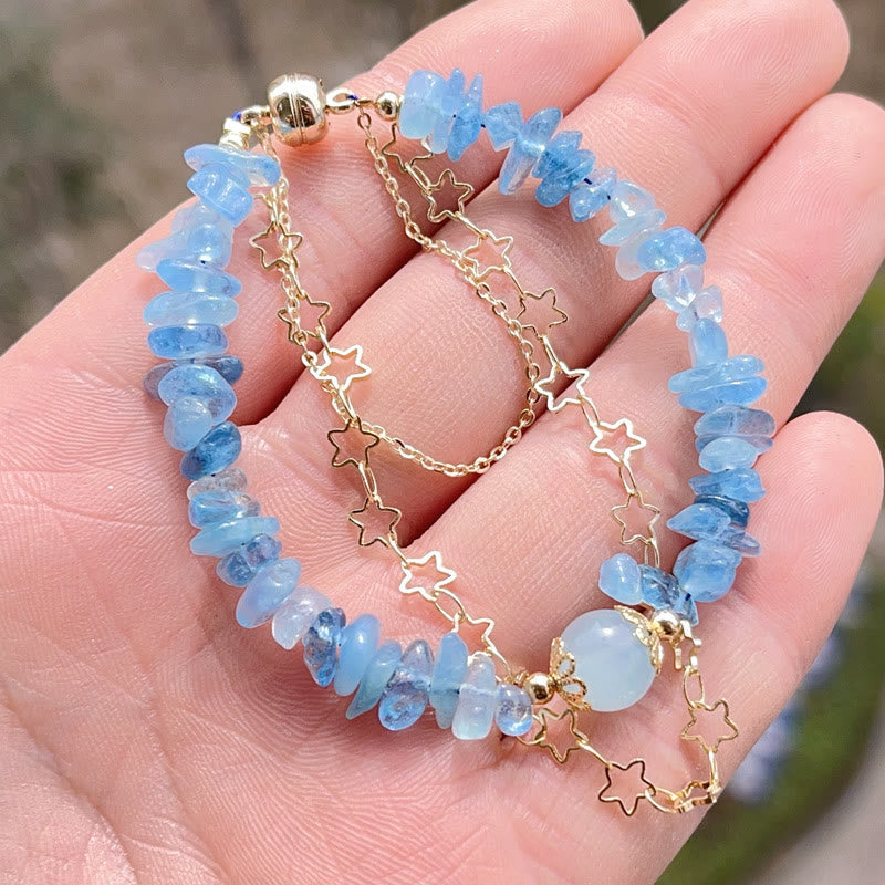 Aquamarin-Heilkies-Armband