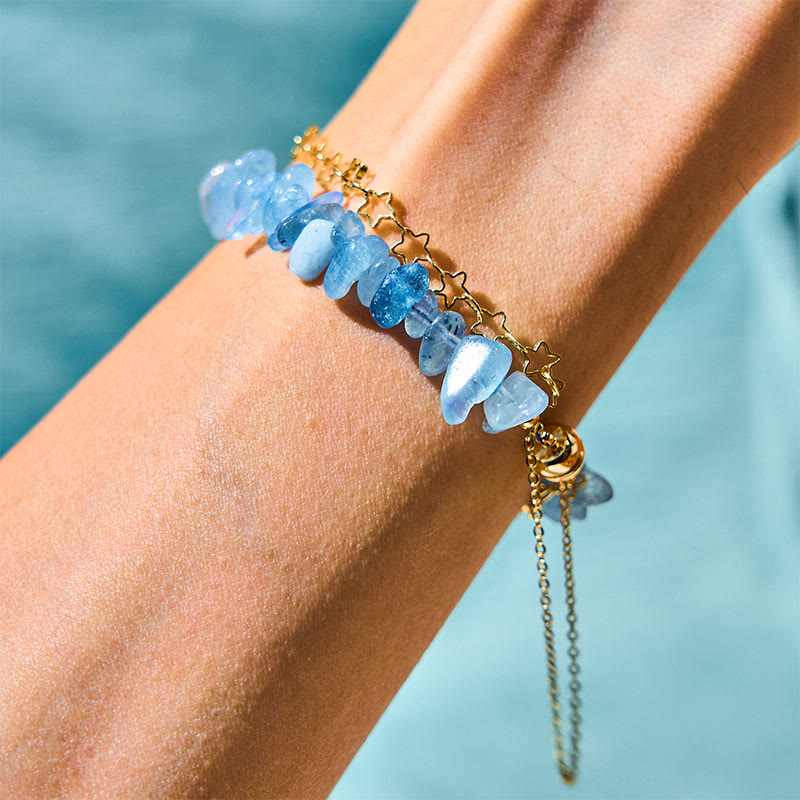 Aquamarin-Heilkies-Armband