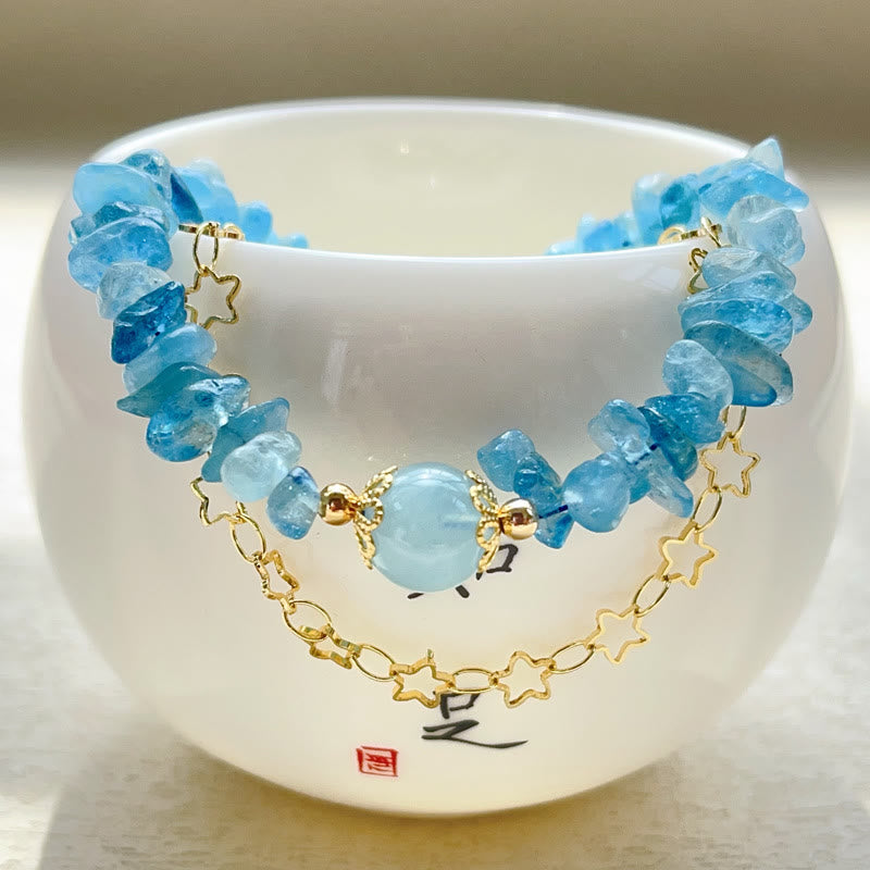 Aquamarin-Heilkies-Armband