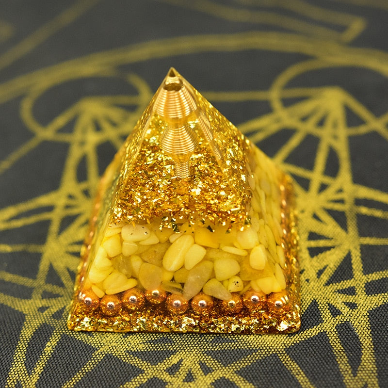 Aura Orgon Aventurin Pyramide