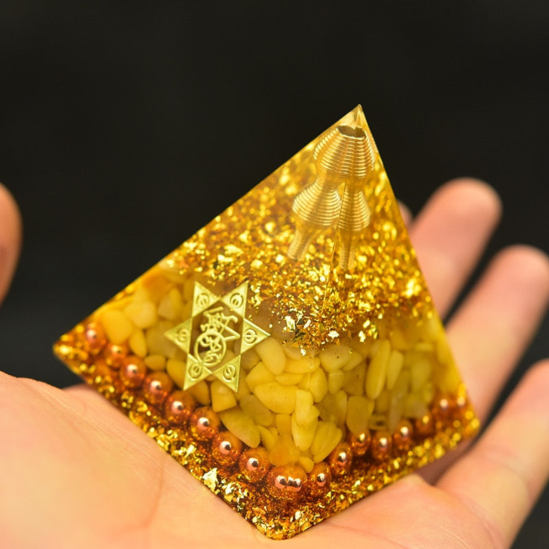 Aura Orgon Aventurin Pyramide