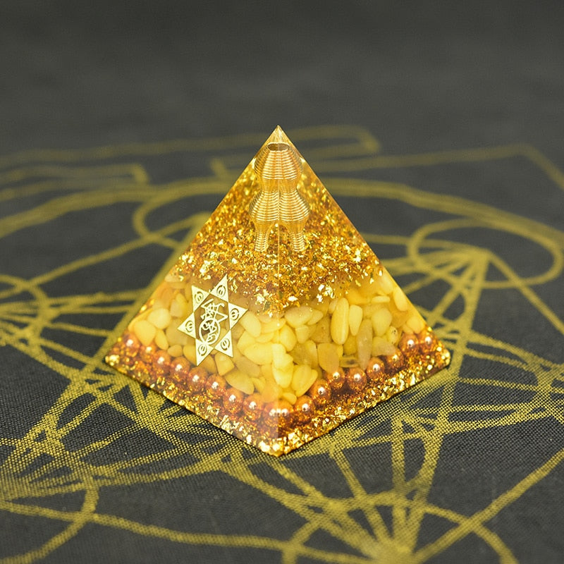 Aura Orgon Aventurin Pyramide