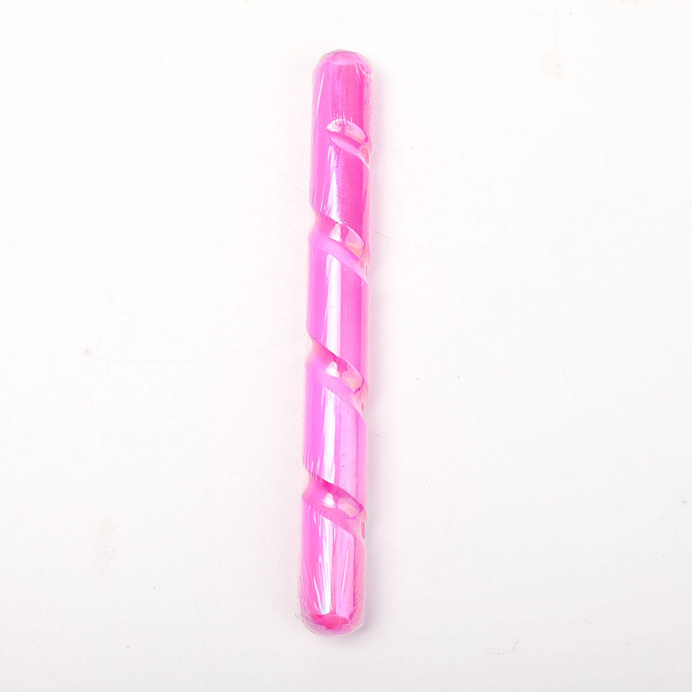 Aura Pink Spiral Crystal Selenite Wand 6-inch Healing