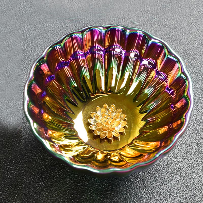 Authentische Lotus-Pfau-Jian-Zhan-Teetasse, 120 ml