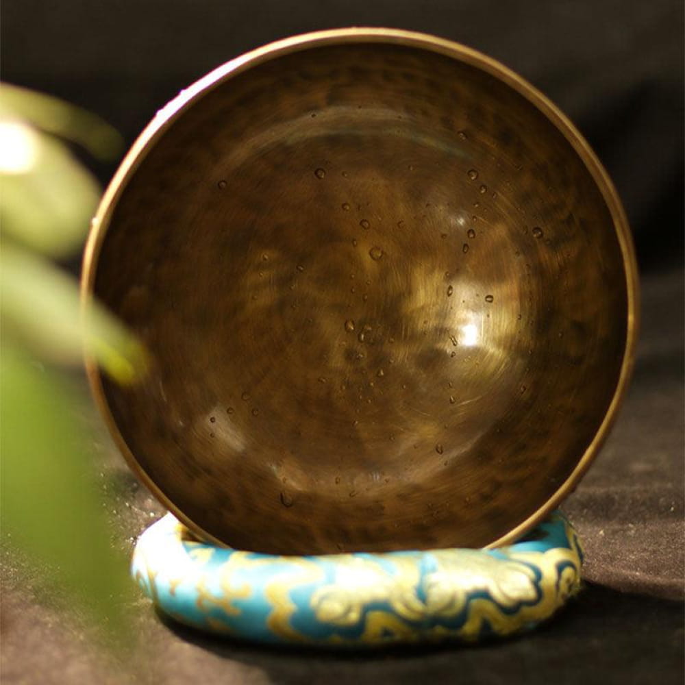 Authentic Tibetan Singing Bowl for Meditation 60 Characters - Singing Bowl - On sale