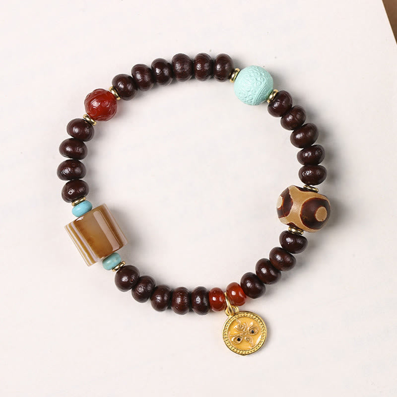 Purple Bodhi Seed Wisdom Bracelet | Spiritual Protection Bead