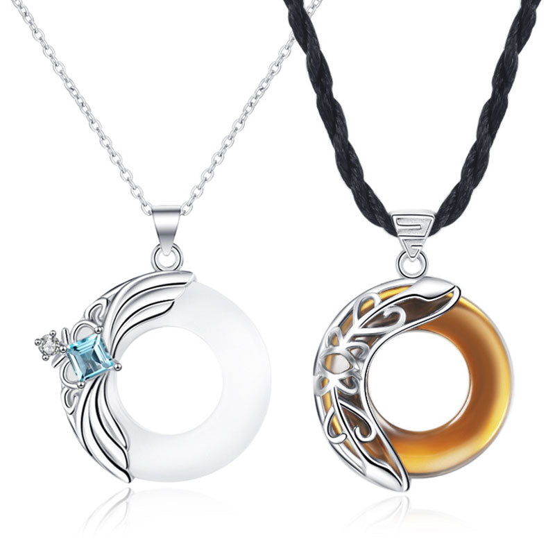 Kupferne Liebesflügel-Halskette für Glück und Heilung | Spirituell