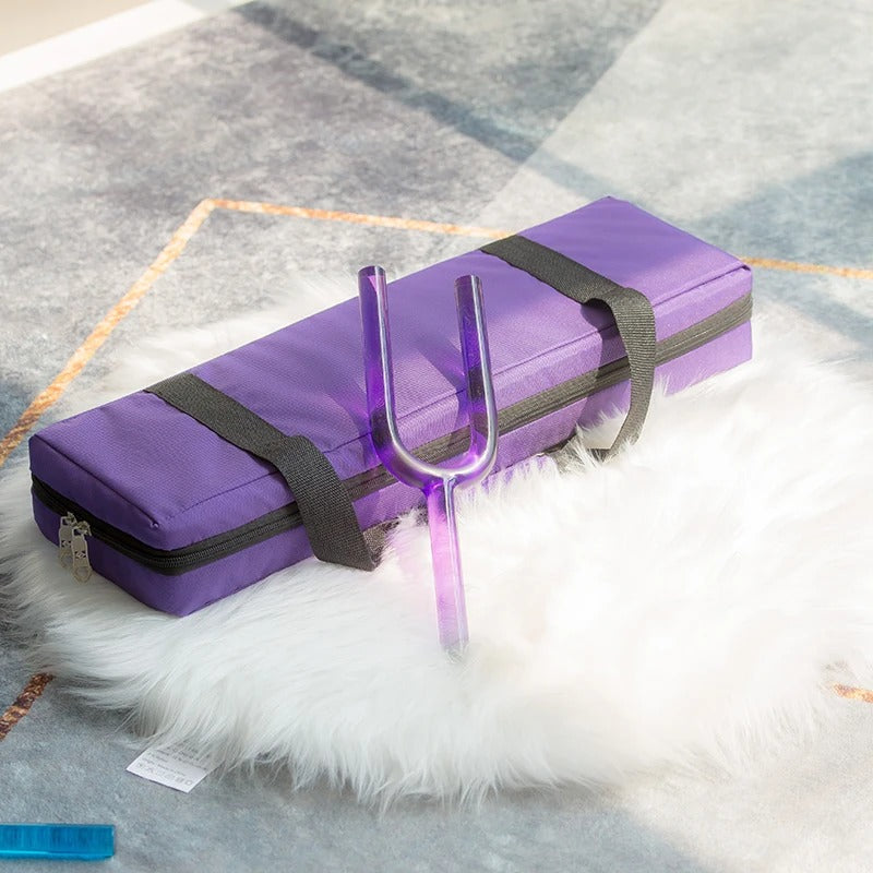 B4-Note Kristall-Stimmgabel - Kronenchakra