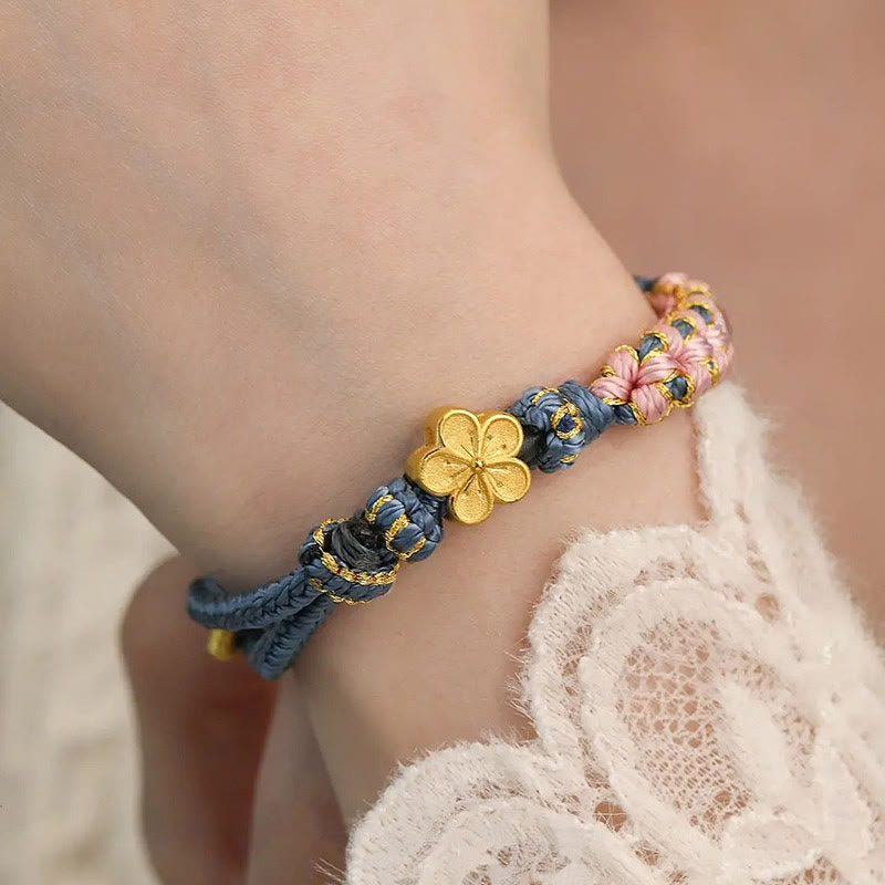Copper Peach Blossom Wealth Bracelet for Balance